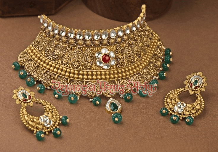 Gold Choker Set